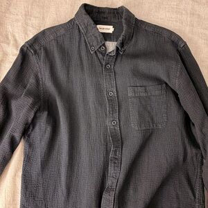 Taylor Stitch Charcoal Casual Button Down Shirt